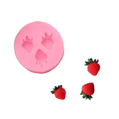 Молд силиконовый 5,5×5,5 см "Клубника"