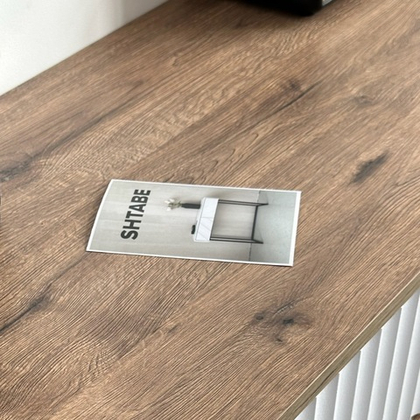 Тумба под телевизор на ножках ROYAL 5031 эко (Дуб Веллингтон-Черный)