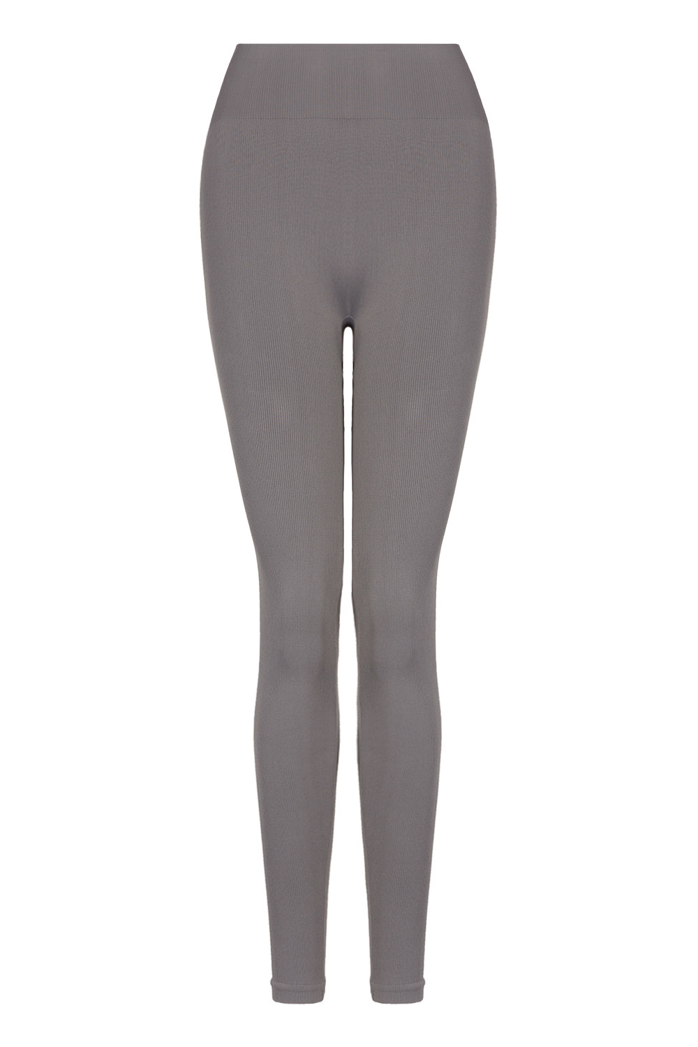 Леггинсы в рубчик №81 SUPER SOFT Тёмно-серый