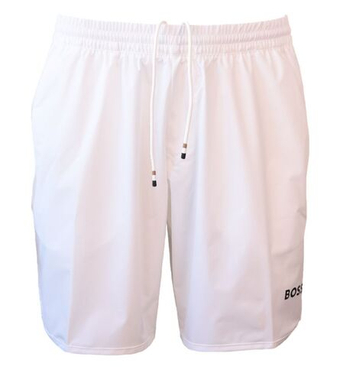 Мужские теннисные шорты BOSS TOC Spin 8 inch Tennis - white