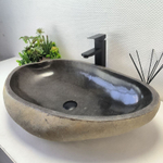 Раковина из речного камня RS-63501 (70*46*16) 0124
