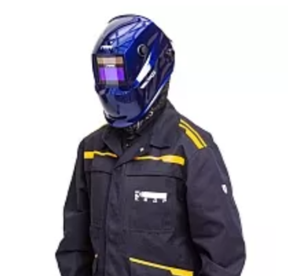Маска сварщика КЕДР (В РАЗОБР.ВИДЕ) "К-304 PRO", синяя