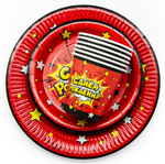 Тарелки бумажные «Яркий взрыв, С Днем Рождения!», 18 см, 6шт