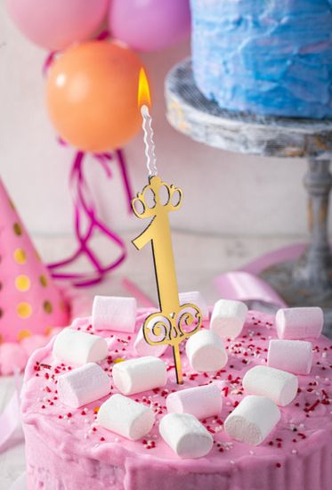 Свеча - топпер цифра "1"