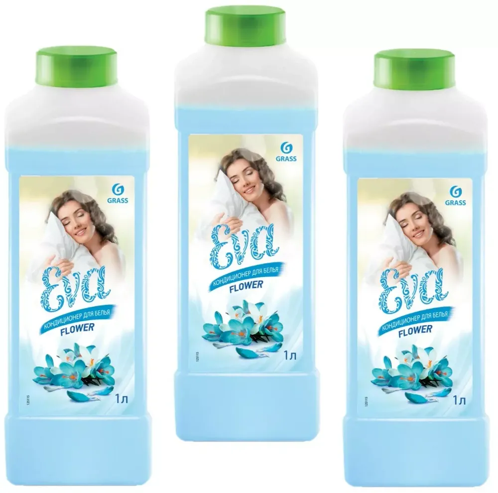 GRASS Кондиционер для белья &quot;EVA&quot; flower концентрированный (канистра 1 л)