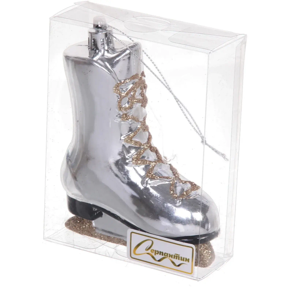 Ёлочная игрушка «Сказочный конёк» 8,5*3,5*11 см, серебро