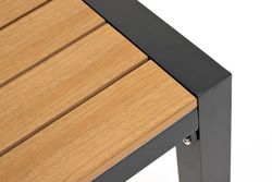 "Камелия" лаунж-зона 4-местная из алюминия, цвет темно-серый