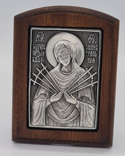 Икона д/р 8*10 сер. БМ Семистрельная (Ков) 10696006