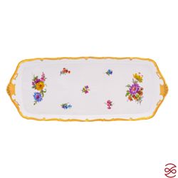 Поднос Queen's Crown Мейсенский букет 37 см