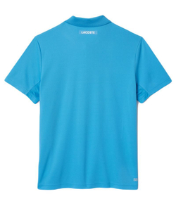 Мужское теннисное поло Lacoste Sport Tennis Piped Technical Piqué - небесный