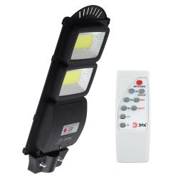 Консольный светильник ЭРА ERAKSC40-01 светодиодный уличный на солнечных батареях с датчиком движения 40W