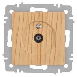 Розетка Intro Accent 6-301-11 TV одиночная, IP20, СУ, сосна