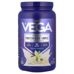 Vega, На растительной основе, Protein Made Simple, ваниль, 2 фунта (3,7 унции)