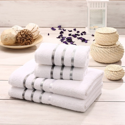 Набор махровых полотенец Карна "BALE" 50*80 см (2 шт.) + 70*140 см (2 шт.) (цвета в ассортименте)