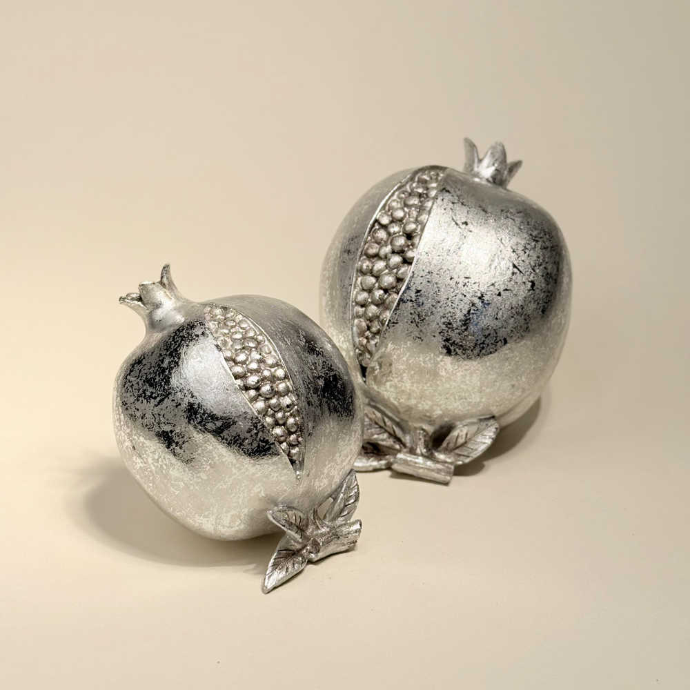 Сувенир Гранат (полирезин), Н7х13,5см, серебряный