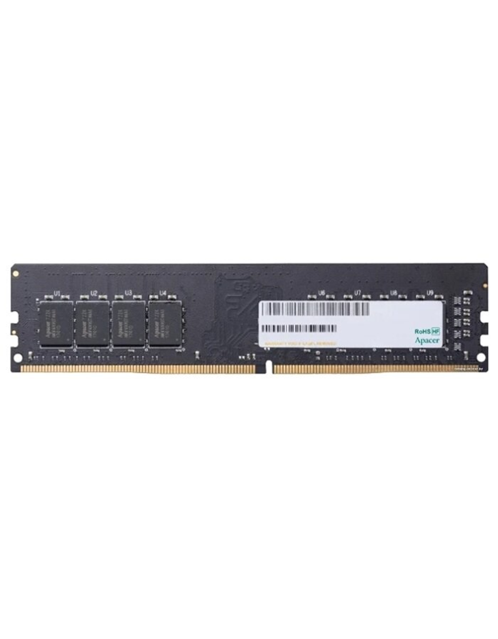Apacer DDR4 16GB 2666MHz DIMM (PC4-21300) CL19 1.2V (Retail) 1024*8 3 years (AU16GGB26CQYBGH / EL.16G2V.GNH)