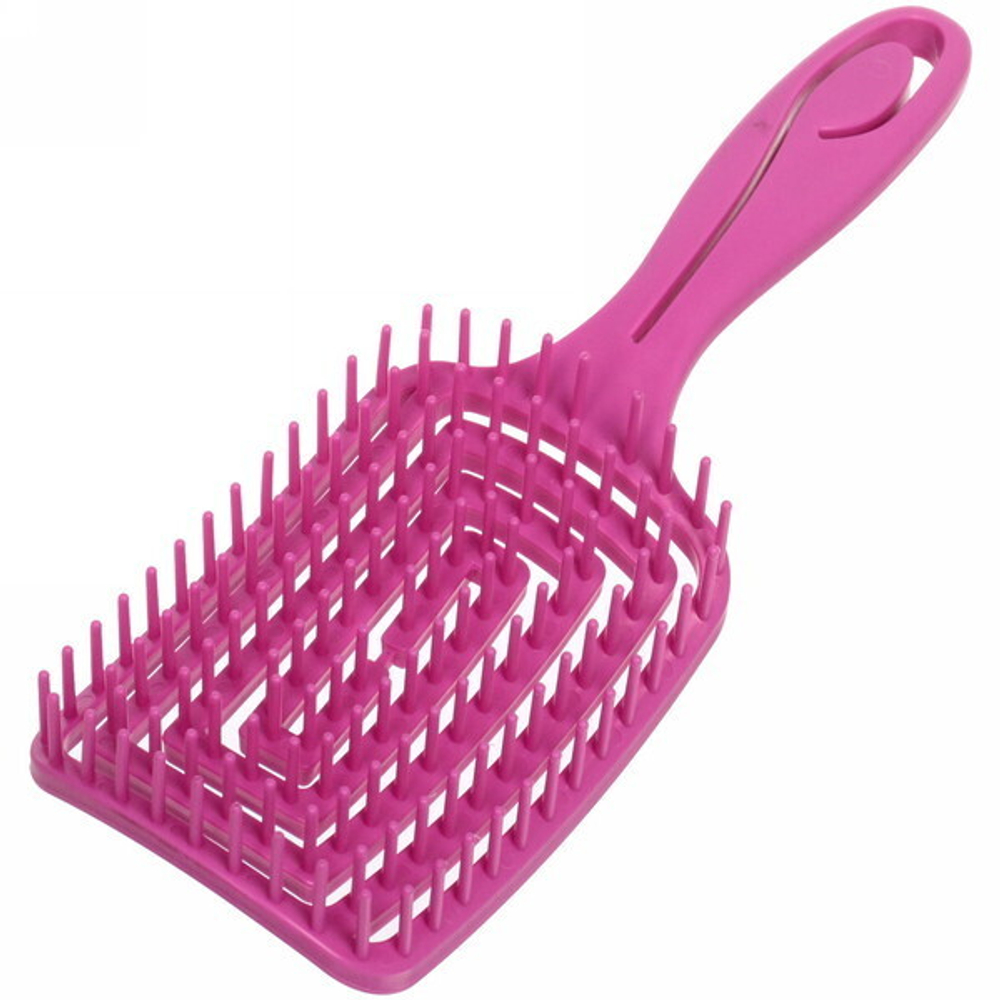 Расчёска массажная «Сosmo style», для бережного расчёсывания мокрых волос, цвет белый, розовый и голубой, 23,5*8см