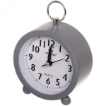 Будильник «Камея» круг серый D10см OS-004