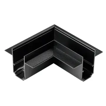 Соединитель L-образный горизонтальный встраиваемый 509247 чёрный Uno Lightstar