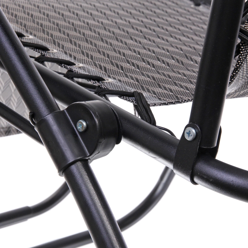 Шезлонг-кресло «Уют»,177*64*113 см с подголовником, 2 положения, соты