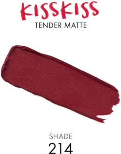 GUERLAIN KissKiss Tender Matte - Стойкая помада с матовым эффектом, 3,5 g