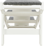 Лесенка со складными ступенями, 44х46х106см, МДФ/ковролин, белый, Trixie