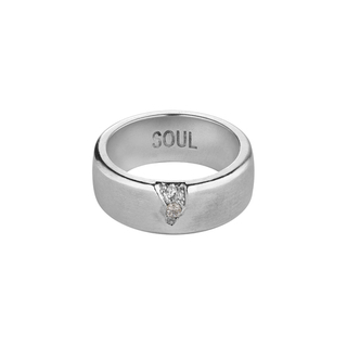 Кольцо Кристалл души с белым фианитом / Crystal Soul White