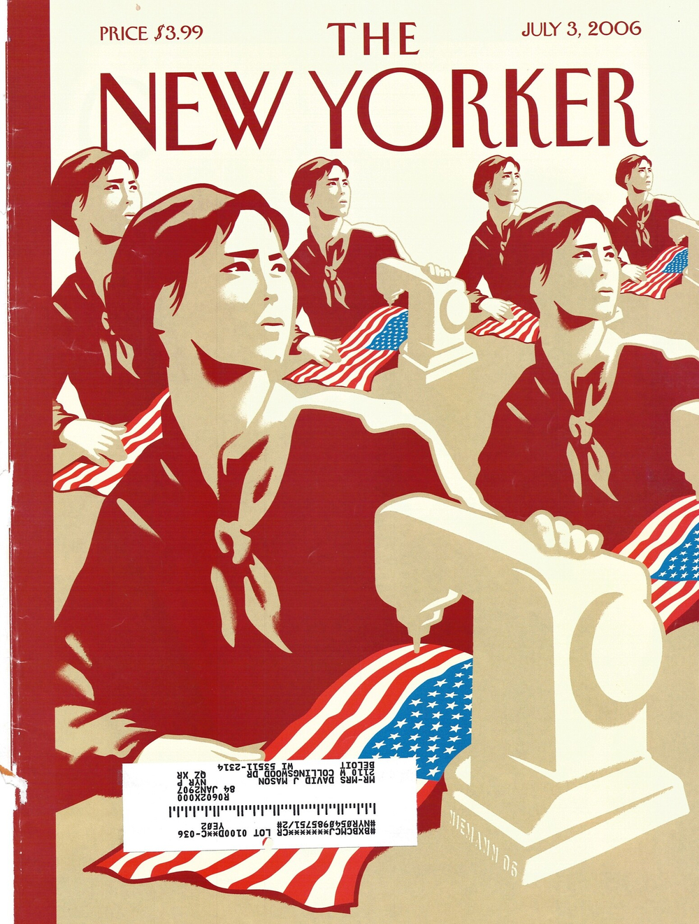 Журнал The New Yorker 03-07-2006, обложка