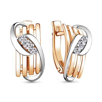 941891к Серьги из Золота с бриллиантами