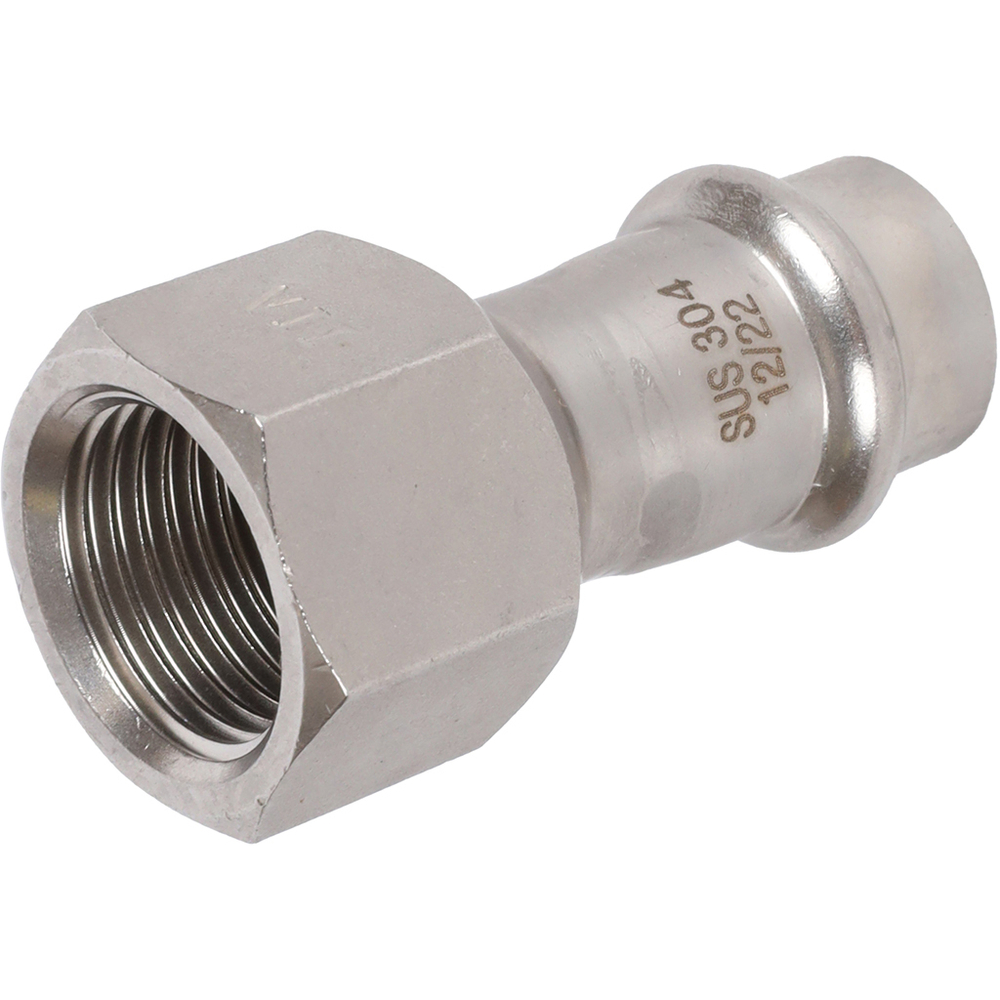 ROMMER Переходник с ВР 15x1/2" из нержавеющей стали прессовой