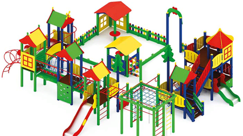 Игровой комплекс "Деревенька"