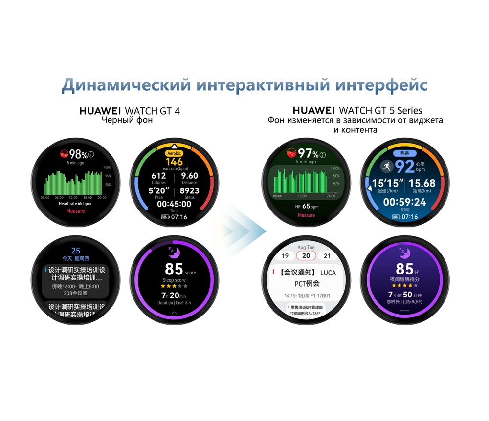 Умные часы HUAWEI Watch GT 5, (VLI-B19), Коричневая кожа, (55020DGK)