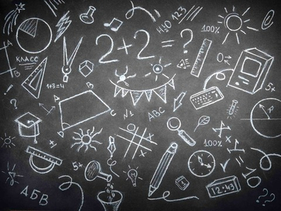 ШКОЛЬНАЯ ДОСКА №4 д/мл классов фон неопреновый