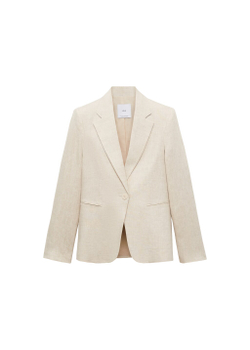 Костюмный блейзер изо льна