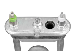 Тэн (нагревательный элемент) стиральной машины Indesit, Ariston 1700W с отверстием под датчик 094715