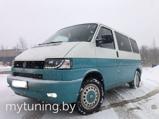 Передние фары daylight black для VW T4