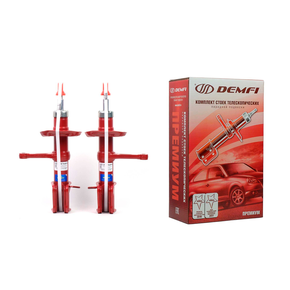 Стойки передние 2190 Гранта, Калина 2 -30мм DEMFI Премиум