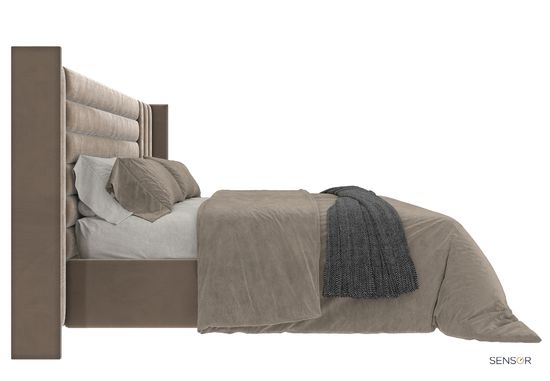 Кровать Совиньон с широким изголовьем