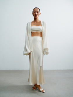 Кардиган DIORA, молочный