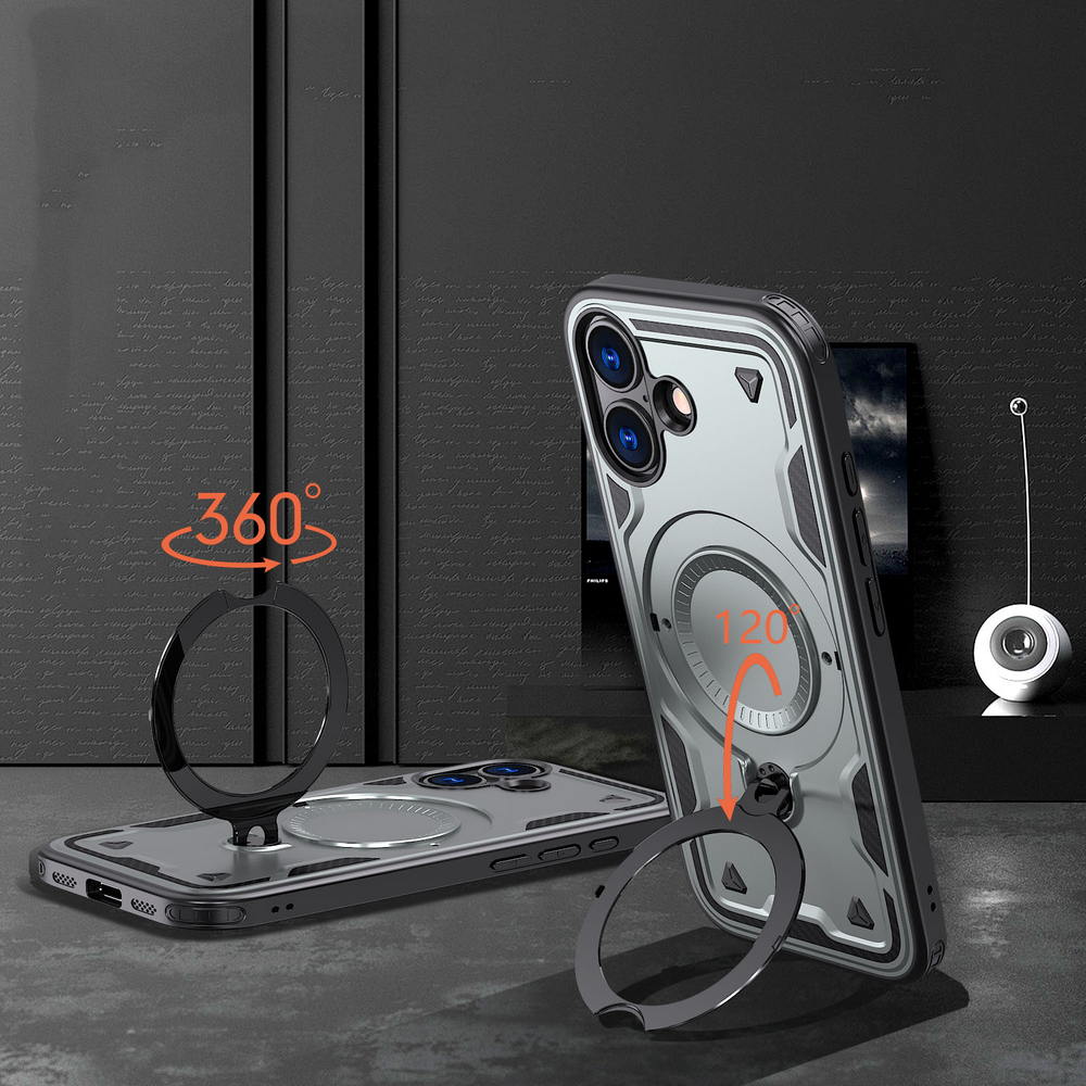 Чехол Magneto Case с кольцом для iPhone 17