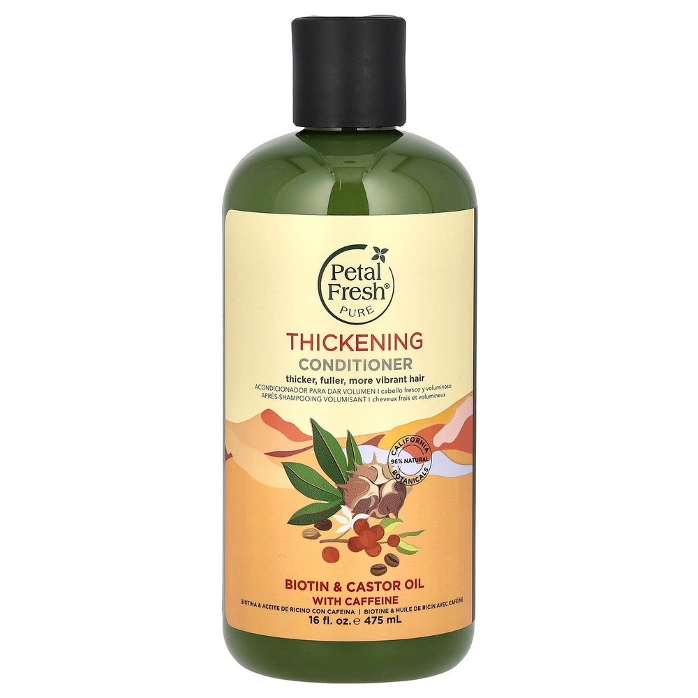 Petal Fresh, Pure, кондиционер для густоты волос, биотин и касторовое масло с кофеином, 475 мл (16 жидк. унций)