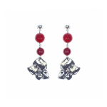 Пусеты Ester Bijoux Гортензия F649C-S BW