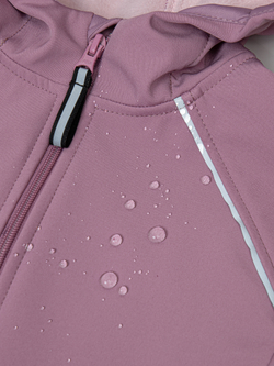 Куртка из софтшелла "Пыльная роза"