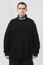 Купить Водолазка Codered оверсайз Rollneck Wide Coderedneck черная Водолазка Codered оверсайз Rollneck Wide Coderedneck черная