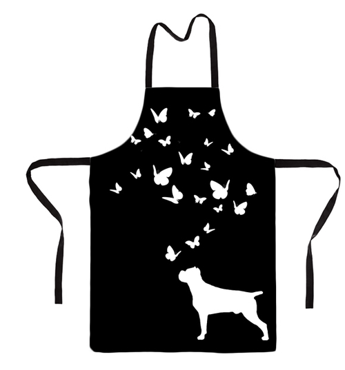 Фартук "Корсо и бабочки"