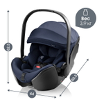 Коляска 3 в 1 Britax Roemer Smile 5Z и автокресло Baby-Safe PRO Style Night Blue Space Black