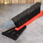 Щетка для снега со съемным скребком, 45см signal red "Techno"