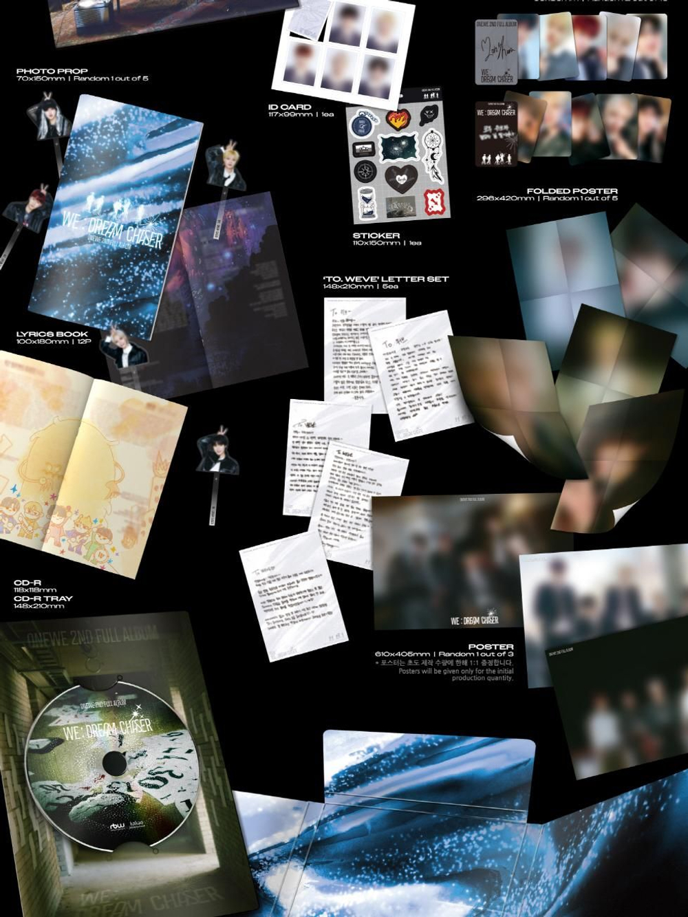 Альбом ONEWE - WE : DREAM CHASER 2nd Full Album WE Version