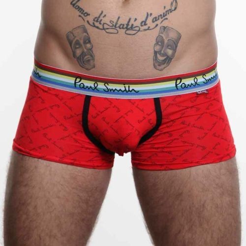 Мужские трусы боксеры красные Paul Smith Red Boxer