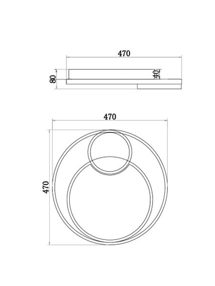 Потолочный светильник Freya FR10028CL-L80B